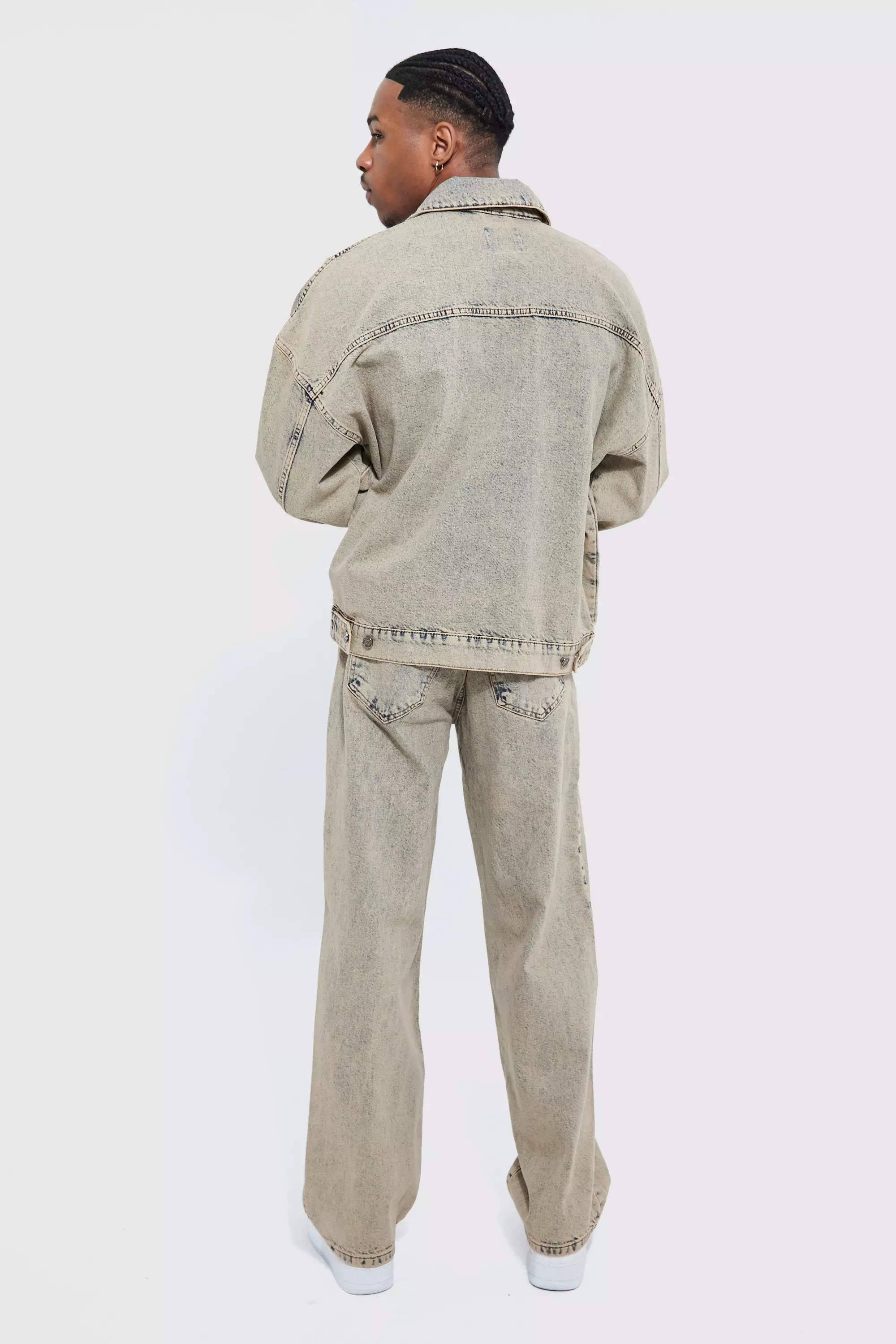 Yeezy season denim on sale jacket